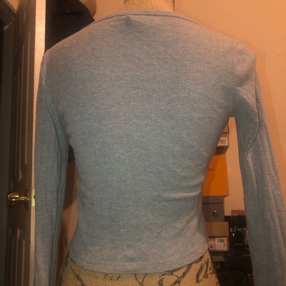 Forever 21 grey ribbed croptop 💕 - Picture 6 of 9